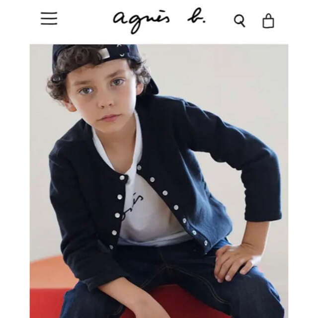 agnes b.(アニエスベー)のagnès b. ENFANT ★カーディガン キッズ/ベビー/マタニティのキッズ服女の子用(90cm~)(カーディガン)の商品写真