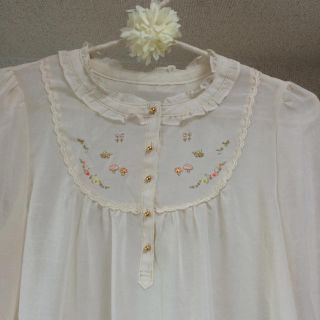 フランシュリッペ(franche lippee)のきのことありと蜂の刺繍ブラウス(シャツ/ブラウス(長袖/七分))