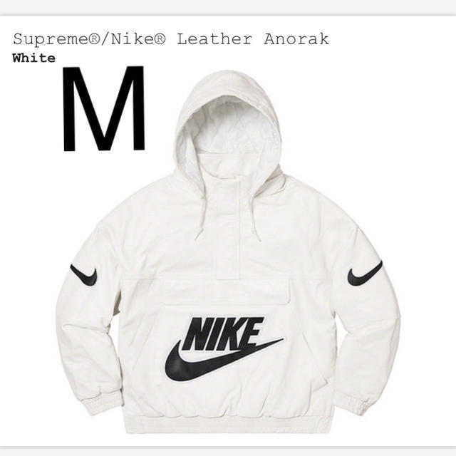 Supreme - Supreme Nike Leather Anorak Mサイズ