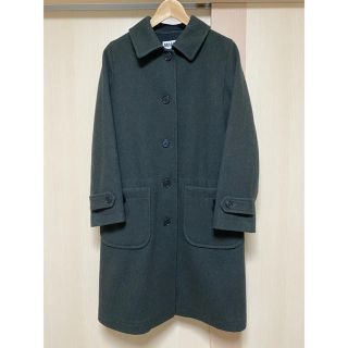 マーガレットハウエル(MARGARET HOWELL)のマーガレット ハウエル MHL. wool coat  size1 khaki(ロングコート)