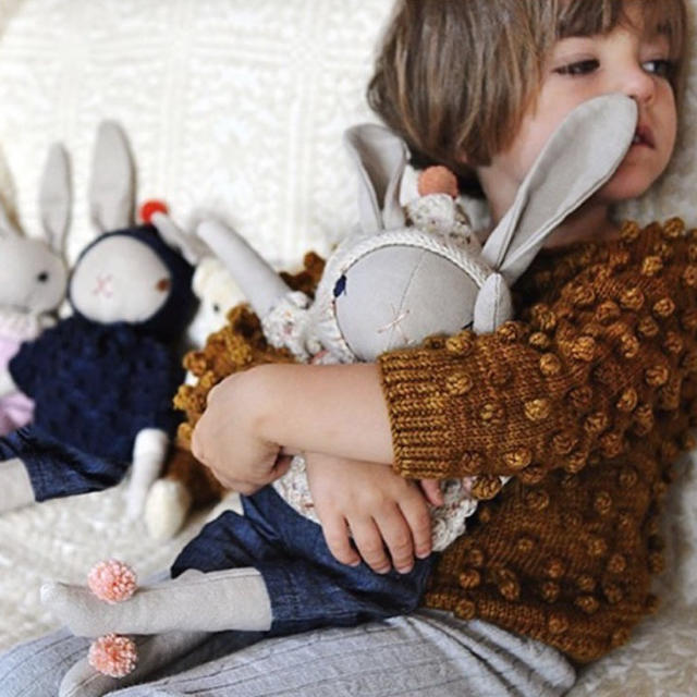 美品！希少！MISHA&PUFF Popcorn Sweater NUTMEG＊ キッズ/ベビー/マタニティのキッズ服女の子用(90cm~)(ニット)の商品写真