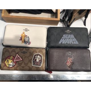 【早い者勝ち】coach コーチ 長財布 スターウォーズ シグネチャー