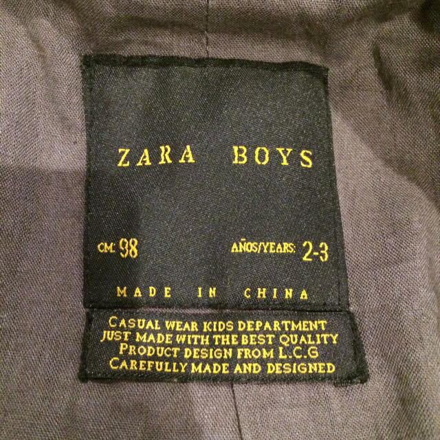 ZARA KIDS(ザラキッズ)のZARA BOYS☆ジャケット キッズ/ベビー/マタニティのキッズ服男の子用(90cm~)(ジャケット/上着)の商品写真