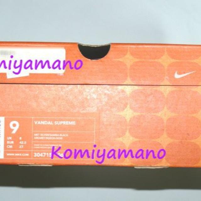 NIKE(ナイキ)のNIKE VANDAL SUPREME ナイキ 27cm 2002年 バンダル メンズの靴/シューズ(スニーカー)の商品写真