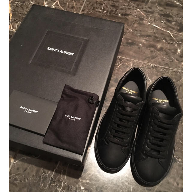 Saint Laurent(サンローラン)の【新品】SAINT LAURENT スニーカー【35.5】black レディースの靴/シューズ(スニーカー)の商品写真