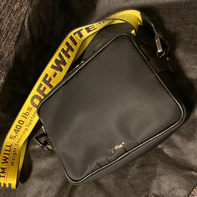 国内正規品 off white crossbody bag blk オフホワイト