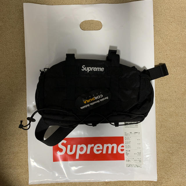Supreme 2019fw waist bag 黒