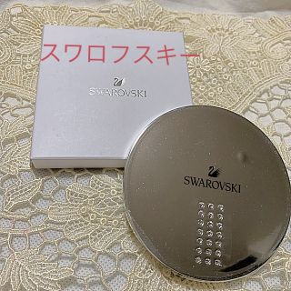 スワロフスキー(SWAROVSKI)のスワロフスキー  ノベルティコンパクトミラー新品未使用(ノベルティグッズ)