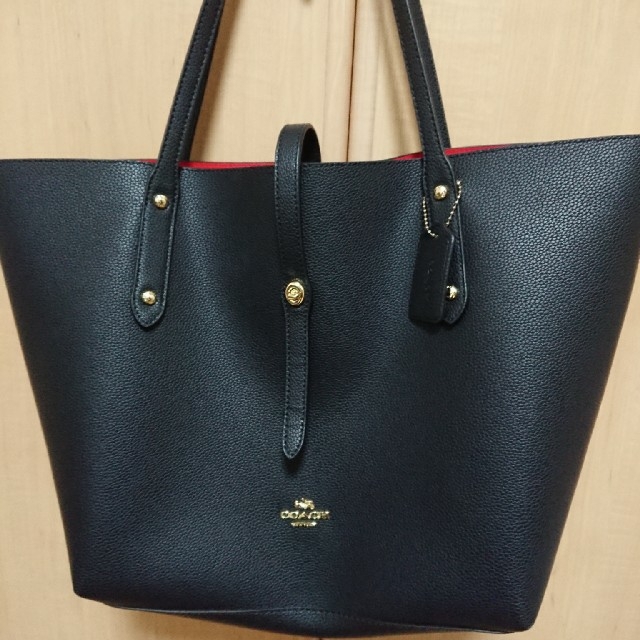 COACH トートバッグ ブラック レッド ドラマ使用♡ᵕ̈*北川景子さん