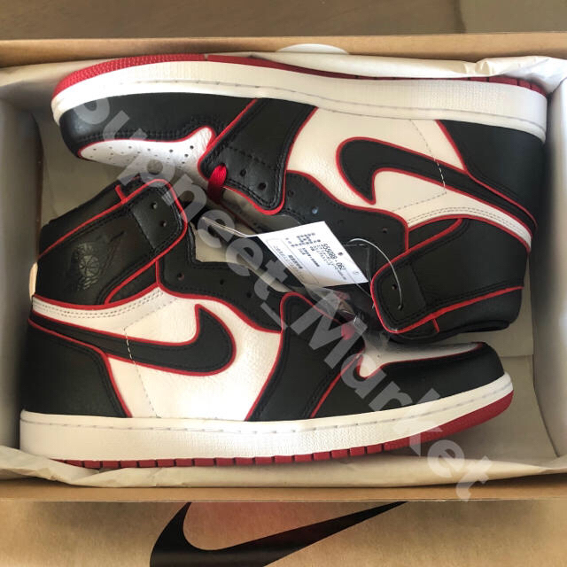 NIKE - 送込28‼︎ NIKE AIR JORDAN1 ブラッドラインの通販 by Supneet_Market｜ナイキならラクマ