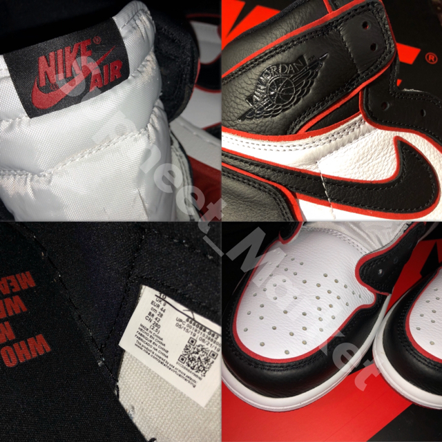 NIKE(ナイキ)の送込28‼︎ NIKE AIR JORDAN1 ブラッドライン メンズの靴/シューズ(スニーカー)の商品写真