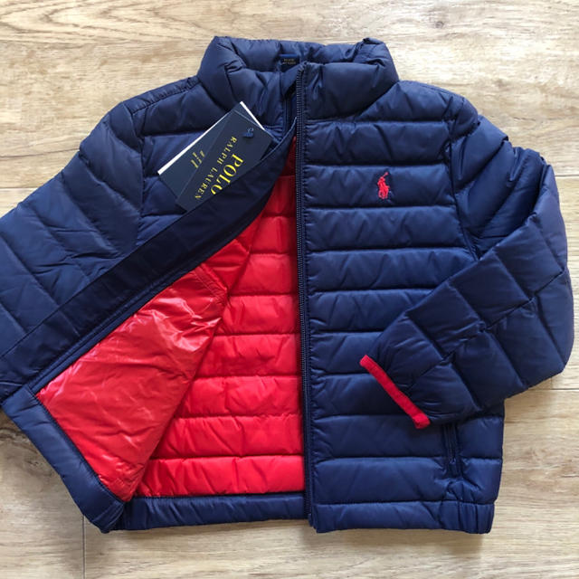 Ralph Lauren(ラルフローレン)のパッカブルダウンジャケット　130 キッズ/ベビー/マタニティのキッズ服男の子用(90cm~)(ジャケット/上着)の商品写真