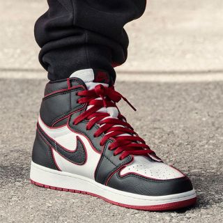 ナイキ(NIKE)のNike Jordan 1 Black Red ジョーダン1 bloodline(スニーカー)