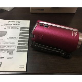 パナソニック(Panasonic)の超美品　HC-W580M ビデオカメラ　64GB SDカード付き(ビデオカメラ)