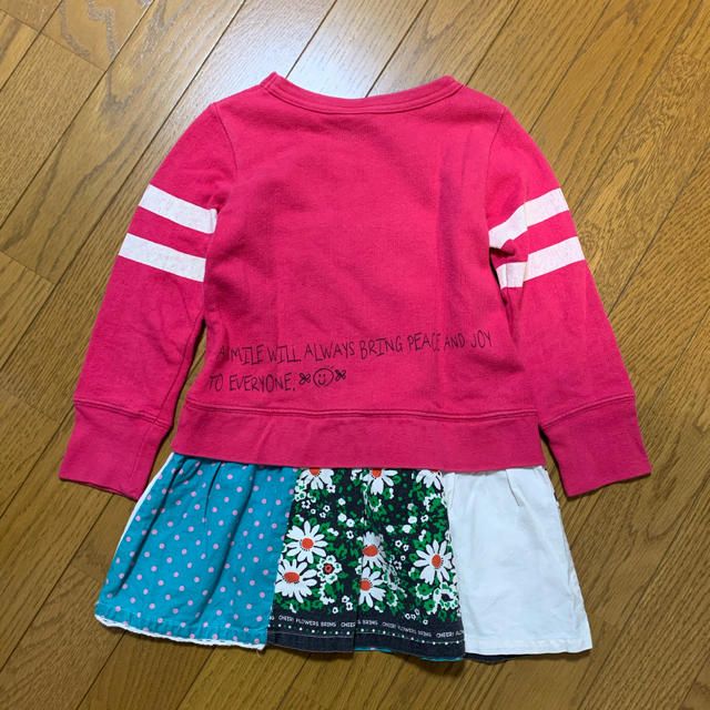 JUNK STORE(ジャンクストアー)のJUNK STORE ジャンクストア ワンピース 100 キッズ/ベビー/マタニティのキッズ服女の子用(90cm~)(ワンピース)の商品写真