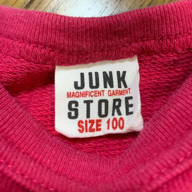 JUNK STORE(ジャンクストアー)のJUNK STORE ジャンクストア ワンピース 100 キッズ/ベビー/マタニティのキッズ服女の子用(90cm~)(ワンピース)の商品写真