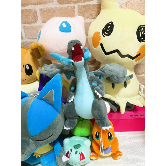 ポケモン(ポケモン)の美品　ポケモン　ぬいぐるみセット　でんせつ　コレクション　10体セット エンタメ/ホビーのおもちゃ/ぬいぐるみ(ぬいぐるみ)の商品写真