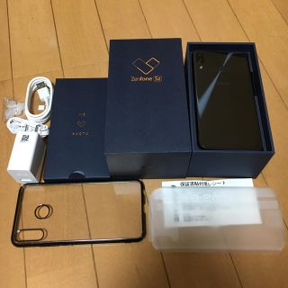 エイスース(ASUS)のASUS Zenfone5z シャイニーブラック 美品 SIMフリー 国内版(スマートフォン本体)