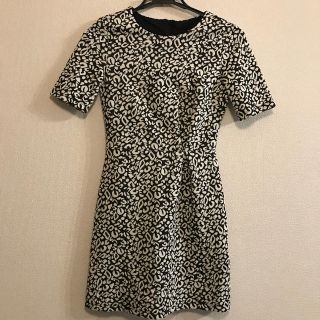 エイチアンドエム(H&M)のH&M レオパード柄ワンピース(ひざ丈ワンピース)