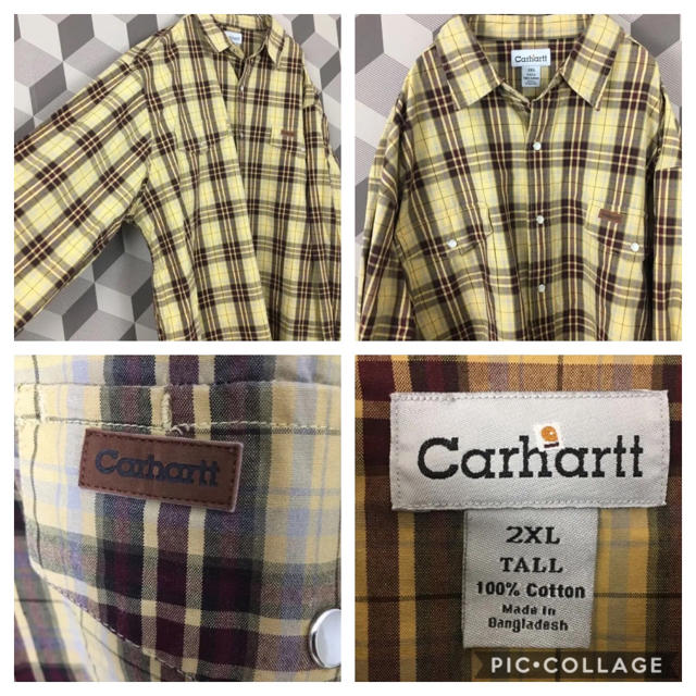 carhartt(カーハート)の【カーハート☆】トレンド チェック ウエスタン ビッグシルエット ビッグシャツ メンズのトップス(シャツ)の商品写真