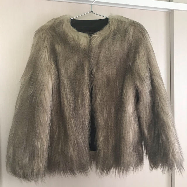 ZARA(ザラ)のZARA ファーコート レディースのジャケット/アウター(毛皮/ファーコート)の商品写真