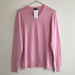 ユニクロ(UNIQLO)の新品 タグ付 ユニクロ UNIQLO Vネックセーター(ニット/セーター)