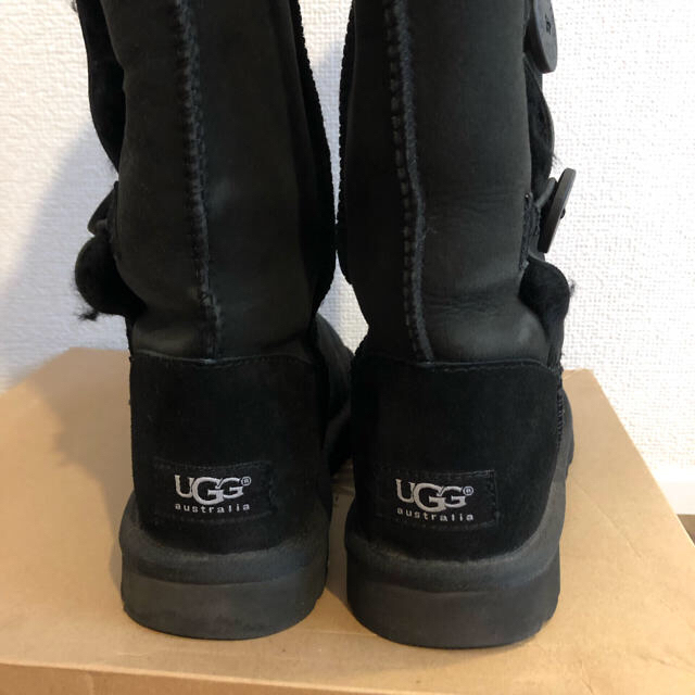 UGG ベイリーボタン 黒 ブラック アグ ムートンブーツ