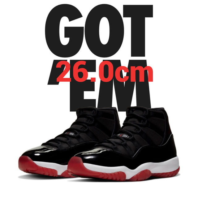 NIKE AIR JORDAN 11 RETRO BRED - スニーカー