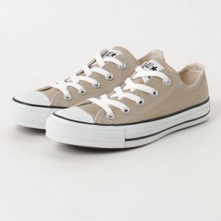 コンバース(CONVERSE)のコンバース　ベージュ　オールスター　24.5 converse(スニーカー)