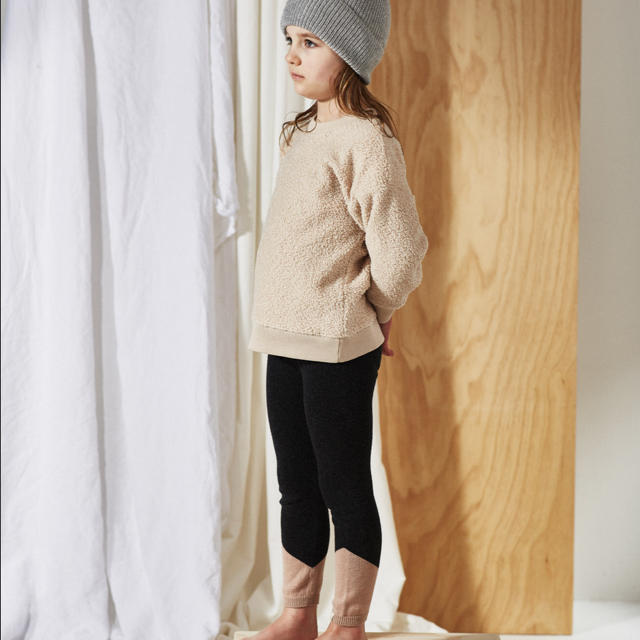 こども ビームス(コドモビームス)の4-5Y＊Bacabuche Cozy Sherpa Pullover Oat キッズ/ベビー/マタニティのキッズ服女の子用(90cm~)(Tシャツ/カットソー)の商品写真