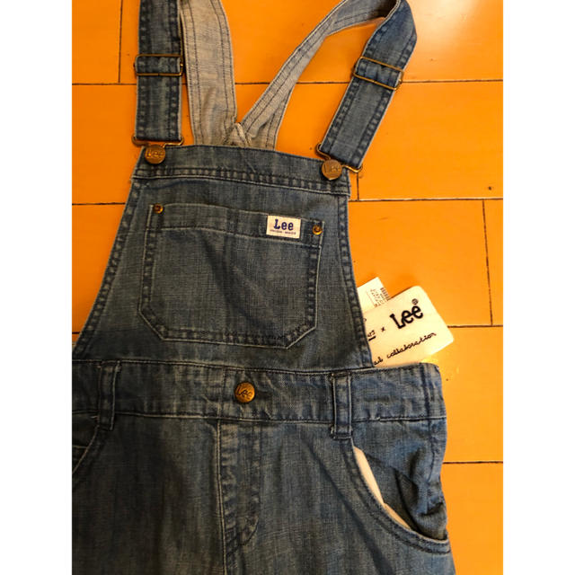 Lee(リー)の新品　Lee apres les cours  デニムサロペット　オーバーオール キッズ/ベビー/マタニティのキッズ服女の子用(90cm~)(その他)の商品写真