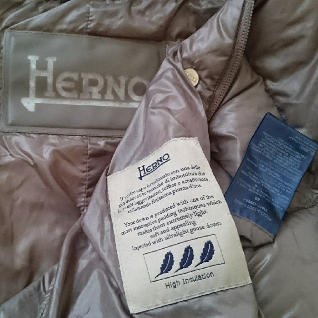 HERNO(ヘルノ)のhernoヘルノ ダウン ジャケット コート レディースのジャケット/アウター(ダウンコート)の商品写真