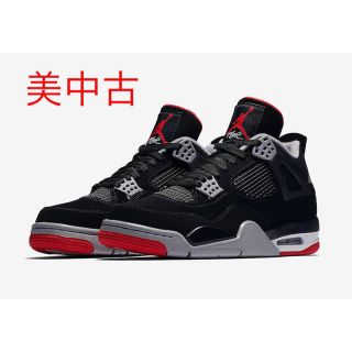 ナイキ(NIKE)のAIR JORDAN 4 BRED エアジョーダン　ブレッド(スニーカー)