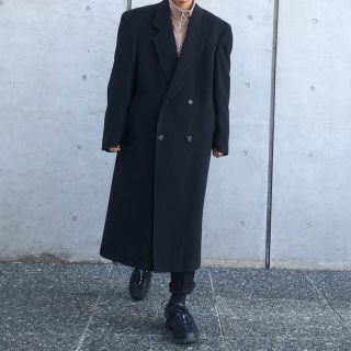 コムデギャルソン(COMME des GARCONS)のパワーショルダーロングチェスターコート(チェスターコート)