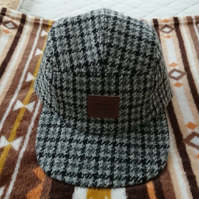スタンダードカリフォルニア×ハリスツィード wool キャップ グレー アメカジ STANDARD CALIFORNIA×ハリスツィード ウールキャップ