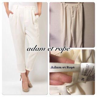 アダムエロぺ(Adam et Rope')のアダムエロペ♡未使用タックパンツ(クロップドパンツ)