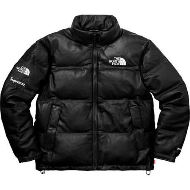 代引き人気 Supreme - レザーヌプシ nuptse leather face north supreme ダウンジャケット - jet-arco.com