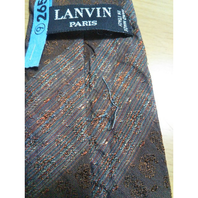 LANVIN(ランバン)のランバン　シルク　ネクタイ メンズのファッション小物(ネクタイ)の商品写真