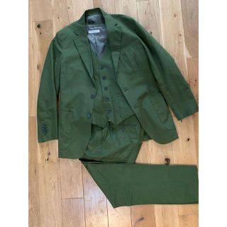 URBAN RESEARCH DOORS スーツ 3ピース セットアップ (新品未使用) 【値下げ】アーバンリサーチドアーズ スリーピース(ジャケット、ベスト、パンツ) テーラードジャケット