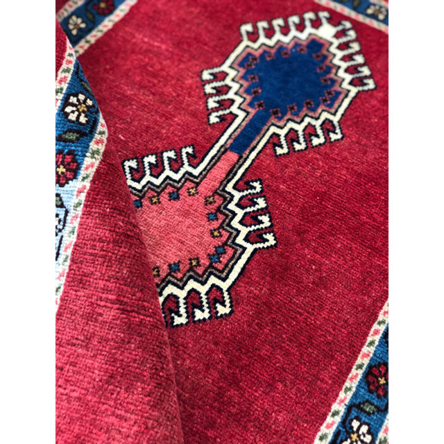 ヤラメ産 ペルシャ絨毯 80×53cm 3
