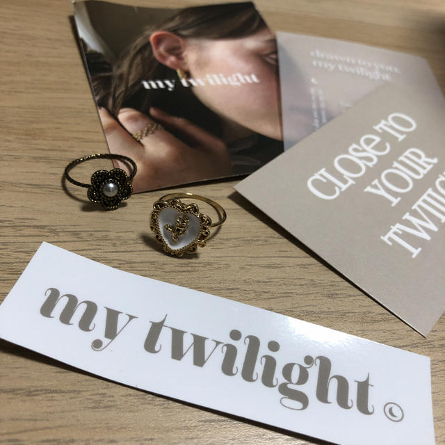 新品 my twilight リング レディースのアクセサリー(リング(指輪))の商品写真