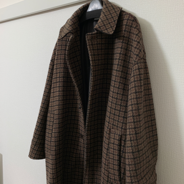 新品 YOKE 19AW DOUBLE JQUARD KNIT COAT XS