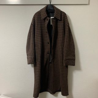 新品 YOKE 19AW DOUBLE JQUARD KNIT COAT XS(ステンカラーコート)