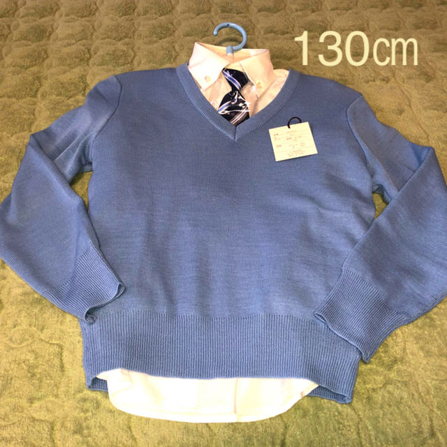 １３０センチ Yシャツ キッズ/ベビー/マタニティのキッズ服男の子用(90cm~)(ブラウス)の商品写真