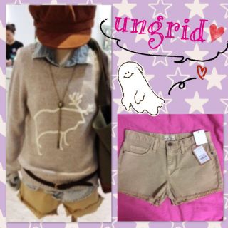 アングリッド(Ungrid)のungrid 新品 ドットショートパンツ(ショートパンツ)