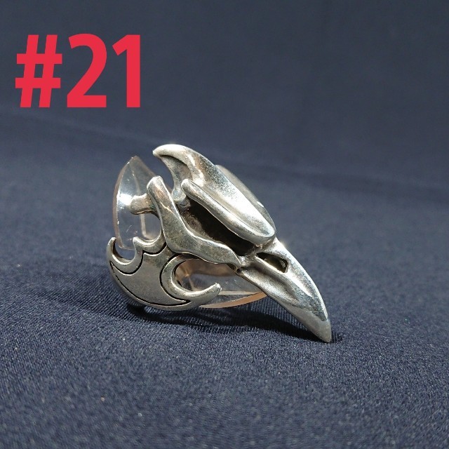 silver925 カラスring#21 メンズのアクセサリー(リング(指輪))の商品写真