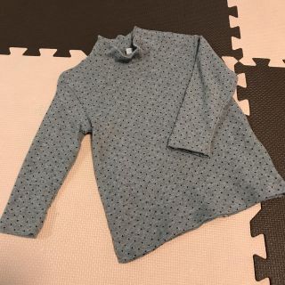 ムジルシリョウヒン(MUJI (無印良品))の無印良品　ハイネック　長袖　Tシャツ　90(Tシャツ/カットソー)