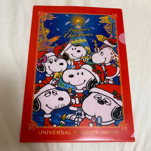 SNOOPY(スヌーピー)のスヌーピー　クリスマスファイル エンタメ/ホビーのアニメグッズ(クリアファイル)の商品写真