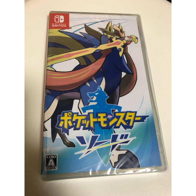 Nintendo Switch(ニンテンドースイッチ)の新品 ポケットモンスター ソード Nintendo Switch エンタメ/ホビーのゲームソフト/ゲーム機本体(家庭用ゲームソフト)の商品写真