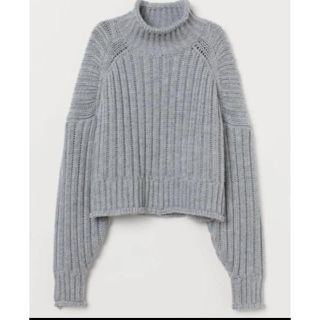 エイチアンドエム(H&M)のH&M チャンキーニット グレー(ニット/セーター)